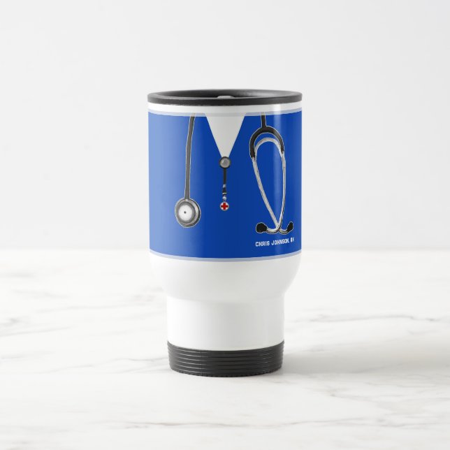 Personalised Nurse Collectable Travel Mug (Center)