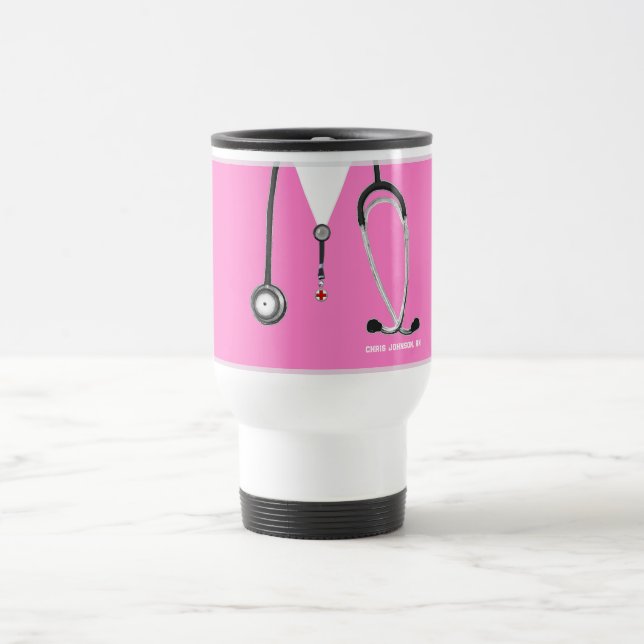 Personalised Nurse Collectable Travel Mug (Center)