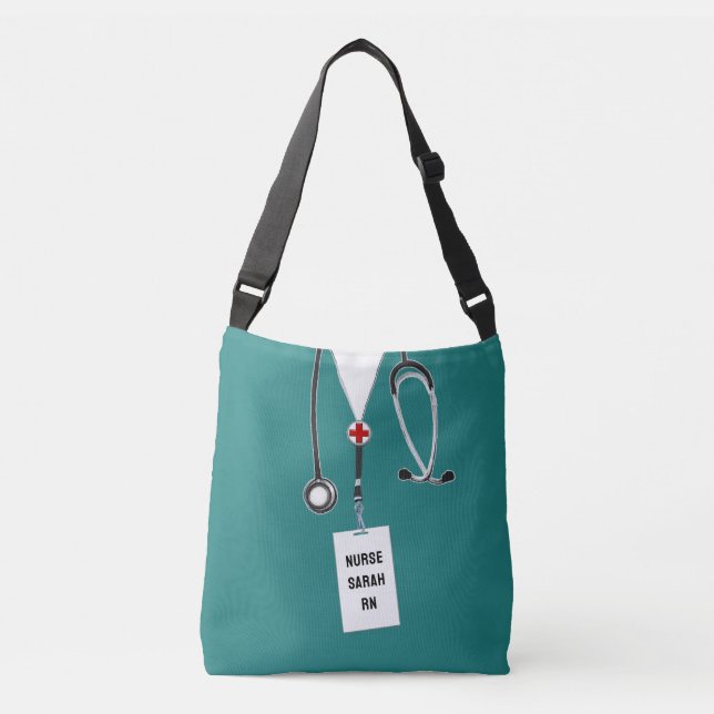 Personalised Nurse Crossbody Bag (Front)