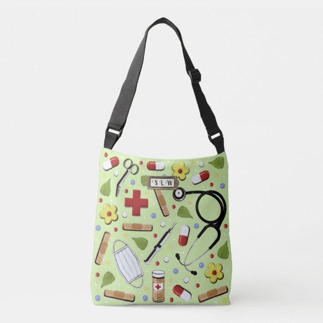 Personalised Nurse Crossbody Bag (Front)