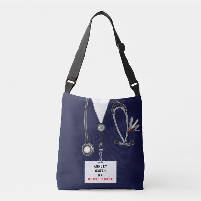 Personalised Nurse Crossbody Bag (Front)