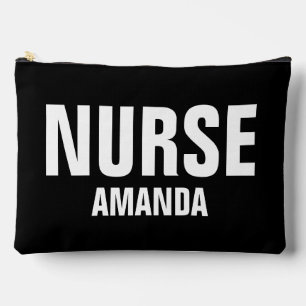 Personalised Nurse Custom Name Accessory Pouch