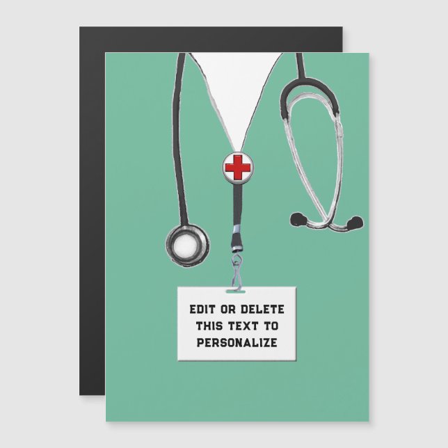 Personalised Nurse Gift Card (Front/Back)