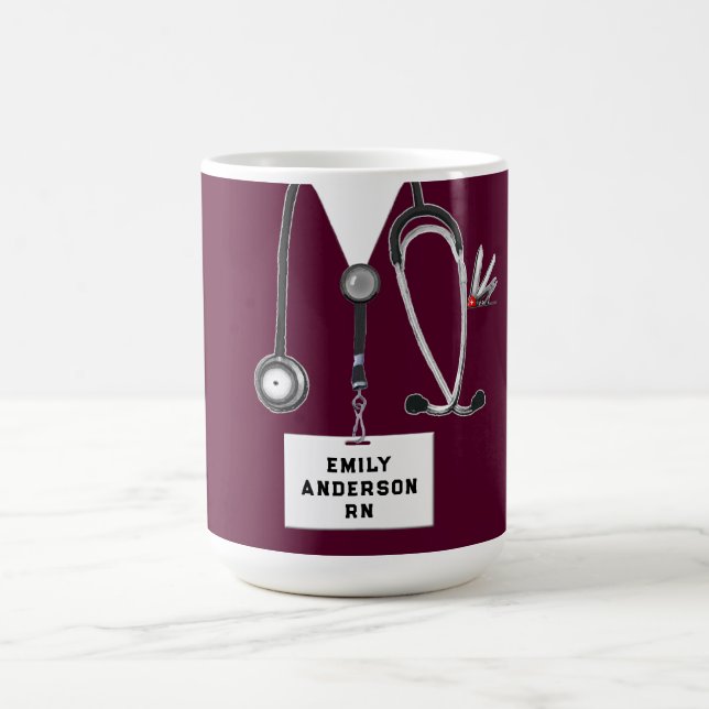 Personalised Nurse Gift Coffee Mug (Center)