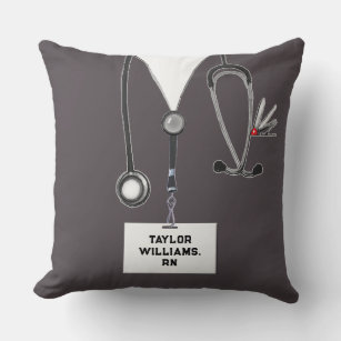 personalised nurse gift cushion