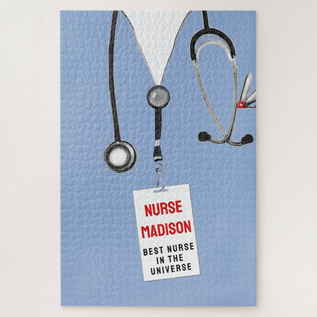 Personalised Nurse Gift Ideas Jigsaw Puzzle (Vertical)