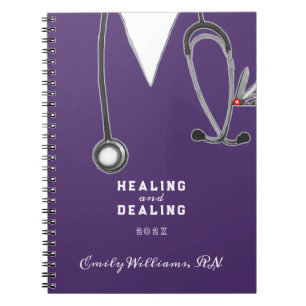 personalised nurse gift ideas notebook