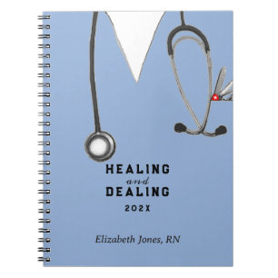 personalised nurse gift ideas notebook
