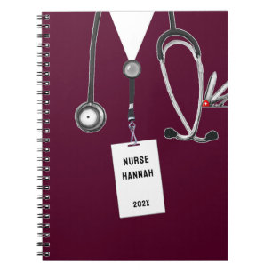 Personalised Nurse Gift Ideas Notebook