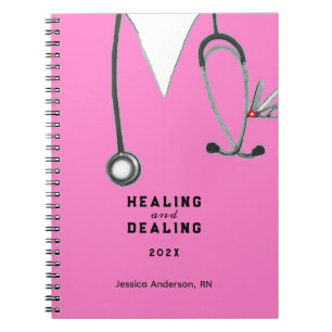 personalised nurse gift ideas notebook