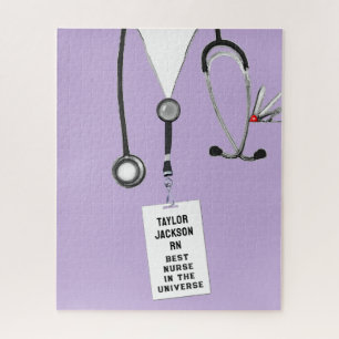 Personalised Nurse Gift Jigsaw Puzzle