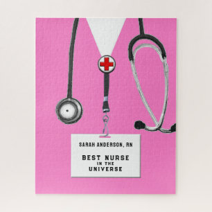 Personalised Nurse Gift Jigsaw Puzzle