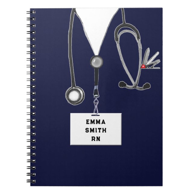 Personalised Nurse Gift Notebook (Front)