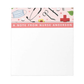 personalised nurse gift notepad
