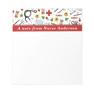 Personalised Nurse Gift Notepad