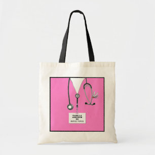 personalised nurse gift tote bag