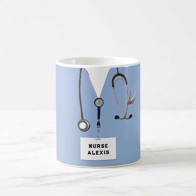 Personalised Nurse Gifts Coffee Mug (Center)