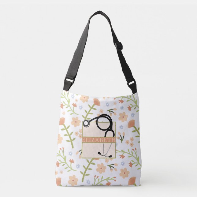Personalised Nurse Gifts Crossbody Bag (Front)
