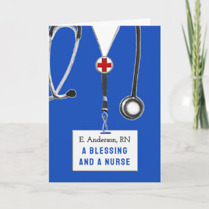 Personalised Nurse Graduation Card