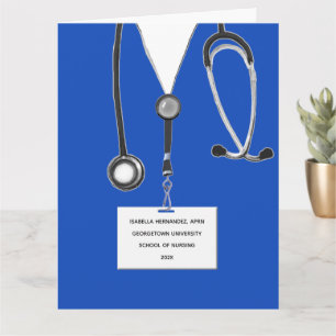 Personalised Nurse Graduation Card