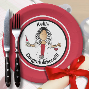 Personalised Nurse Graduation - Funny Paper Plate