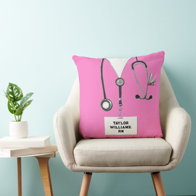 Personalised Nurse Graduation Gift Cushion (Chair)