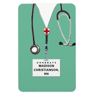 Personalised Nurse Graduation Gift Magnet