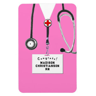 Personalised Nurse Graduation Gift Magnet