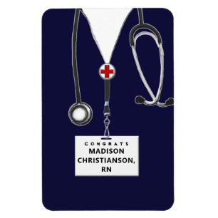 Personalised Nurse Graduation Gift Magnet