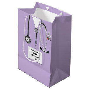 Personalised Nurse Graduation Medium Gift Bag
