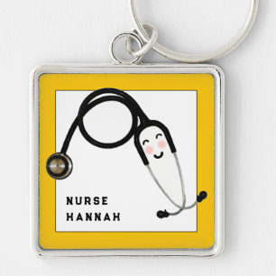 Personalised Nurse Key Ring