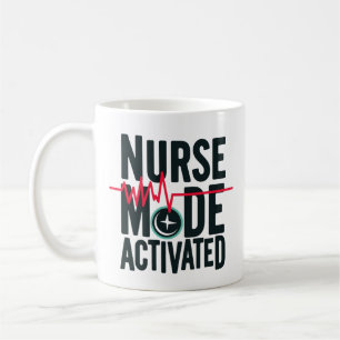 Personalised Nurse Mode Activated Coffee Mug