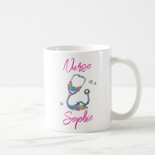 Personalised nurse mug with name / NHS nurse Thank