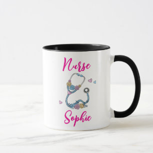 Personalised nurse mug with name / NHS nurse Thank