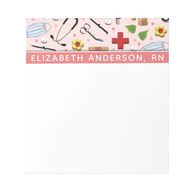 personalised nurse notepad (Front)