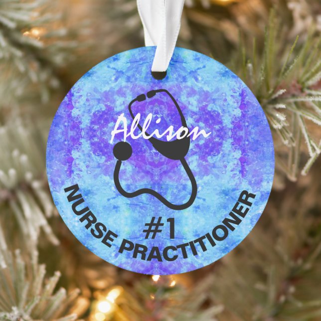 Personalised Nurse Practitioner  Ornament (Tree)