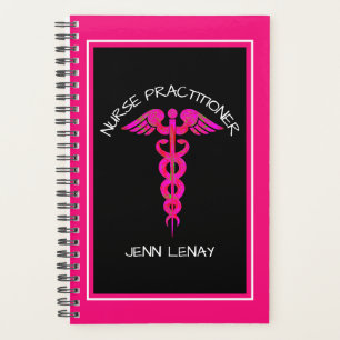 Personalised Nurse Practitioner Pink Medical Planner