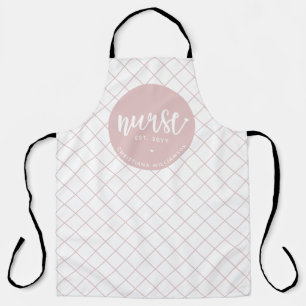 Personalised Nurse RN graduation Elegant Apron
