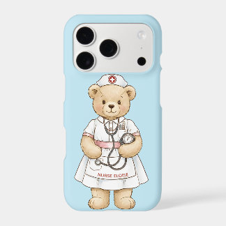 Personalised Nurse Teddy Bear Custom Name Nursing