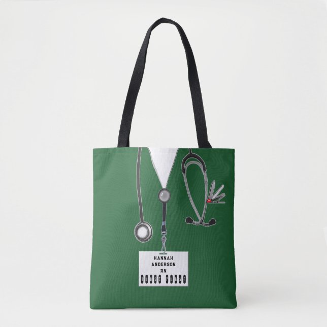 Personalised Nurse Tote Bag (Front)
