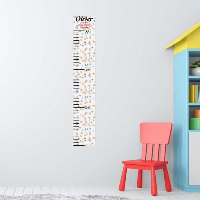 Personalised Nursery Ruler Growth Charts (Nursery 1)