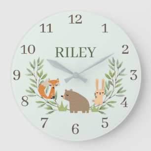 Personalised Nursery Wall Clock