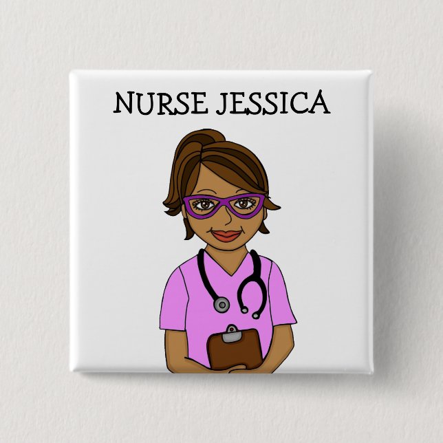 Personalised Nurse's Name Badge (Front)
