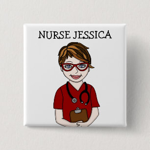 Personalised Nurse's Name Badge 