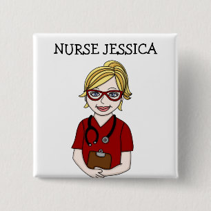 Personalised Nurse's Name Badge 