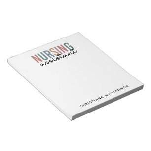 Personalised Nursing Assistant Notepad