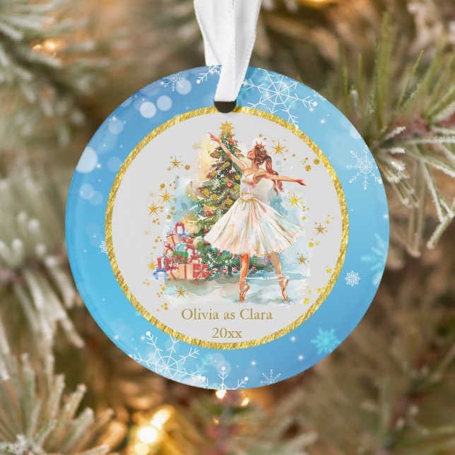 Personalised Nutcracker Ballet Christmas - Gift Ornament (Tree)