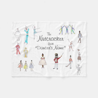 Personalised Nutcracker Ballet Fleece Blanket