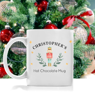 Personalised Nutcracker Christmas Hot Cocoa Mug