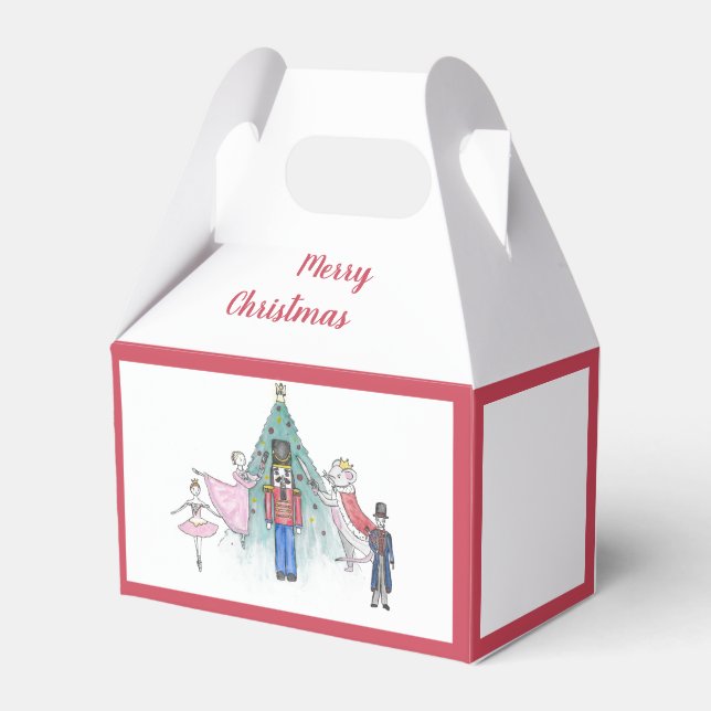 Personalised Nutcracker Favour Treat Boxes (Front Side)